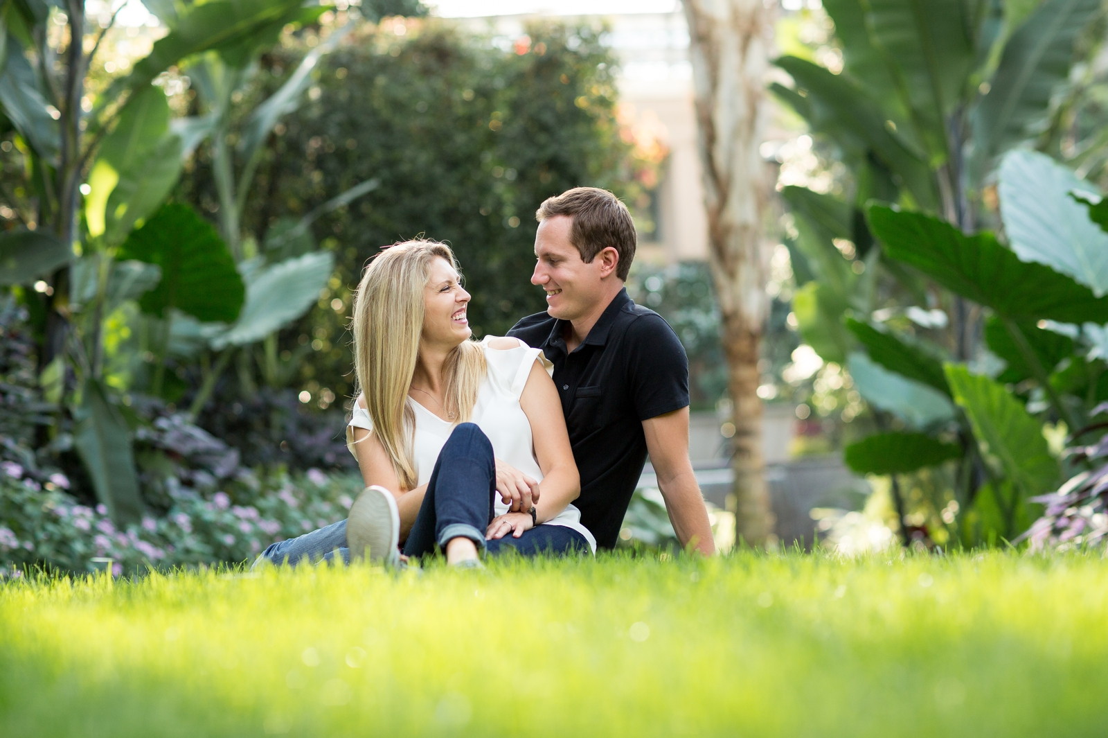 Longwood Gardens Kennett Square Engagement Photography
